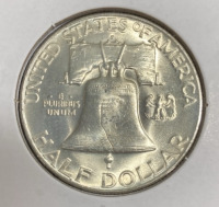 1950-D MS66 Silver Franklin Half Dollar - 2