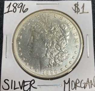 1896 Silver Morgan Dollar