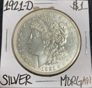 1921-D Silver Morgan Dollar