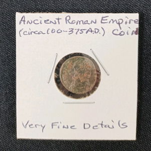 (1) Ancient Roman Empire Coin Circa 100-375 A.D