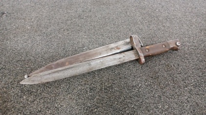 WWII M38 Mauser Bayonet with Scabbard