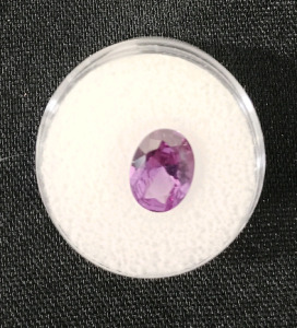 (1) 2.65ct Natural 8×10mm Oval Cut Alexandrite Color Changing Faceted Gemstone