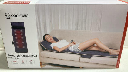 Comfier 10-Motor Heated Massage Mat