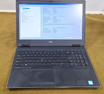 (1) Dell Precision 7530 Laptop W/Intel Core i7 8th Gen