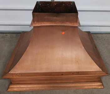 Copper Hood Range Cover 39.5"×31.25"×32"