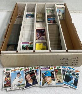 (1) Large Box Assorted Baseball Cards