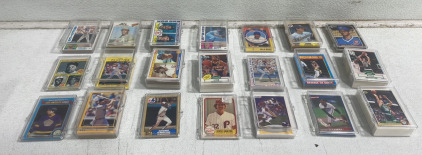 Assorted Sports Cards In Hard Cases