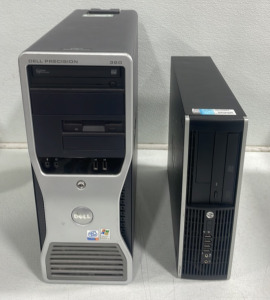 (1) Dell Precision 380 PC (1) HP Compaq