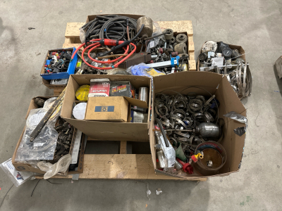 (9) Boxes of Various Gauges, Nuts, Bolts, Fasteners, Engine Supplies