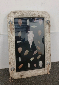 Framed Arrowhead Display