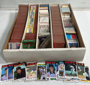 (1) Large Box Of Assorted Baseball Cards