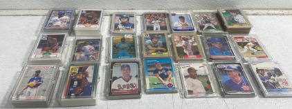 Assorted Baseball Cards In Cases