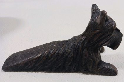 Cast Iron Scottie Terrier Door Stop