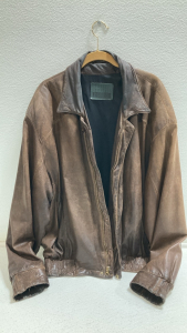 Vintage Brown Men’s Leather Jacket