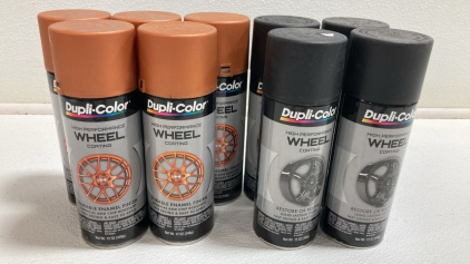 Dupli-Color Wheel Coating: (5) Copper, (4) Black