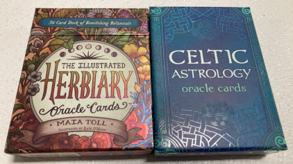 Herbiary Oracle Cards, Celtic Astrology Oracle Cards