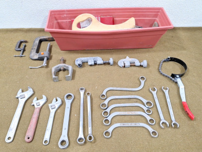 (9) Specialty Box Wrenches, (3) Crescent Wrenches, (2) Tubing Cutters & More