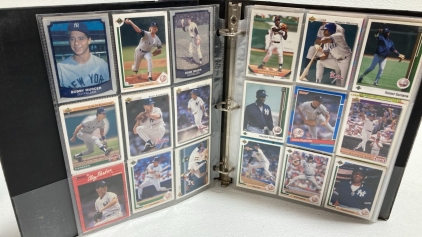 Binder of (140+) Baseball and Football Cards