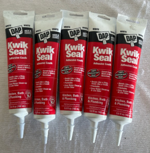 (5) Dap Kwikset Seal Adhesive Caulk