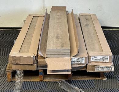 (9) Boxes Of 6 8’’ x 48’’ x 5/16’’ Hickory Grove Tile