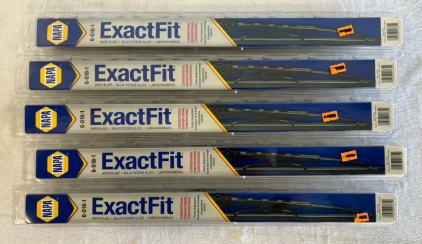 (5)Exact Fit 18 Inch Pack of 1 Conventional Automotive Replacement Wiper Blade For Car (18-1)