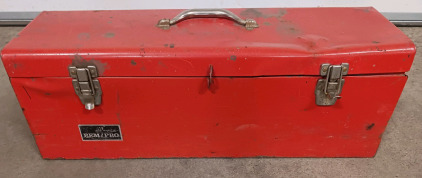 Red REM Pro Tool Box & Assorted Tools