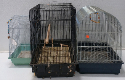 (3) Assorted Bird Cages