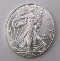 (1) 2020 American Eagle Silver 1oz Coin