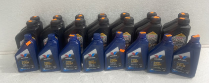 (10) Castro High Mileage 10W-40 (4) Castro High Mileage 10W-30 (8) 2 Cycle Marine Oil