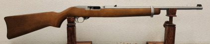 Ruger 10/22 Carbine .22LR Semi Automatic Rifle, Stainless With Wood Stock And One Magazine-- 239-10330