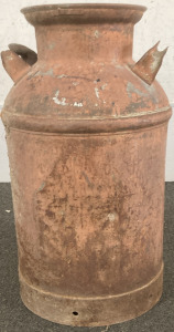 Antique Rusty Milk Can