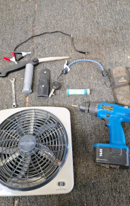 Various tools and electrical equipment