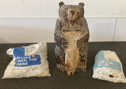 Carved Bear, Laclede Truck Tire Chains (2)