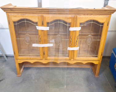 Wooden entertainment center