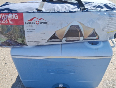 Tent & cooler