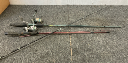 (3) Fishing Poles- Used Cond.