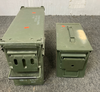 (2) Ammo Boxes