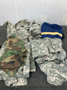 Large Lot of Military Uniforms and Accessories