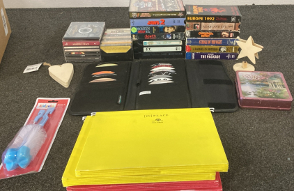 Various Media, Thomas Kinkaide Postcards, File Folders, Decor, Bottle Brushes