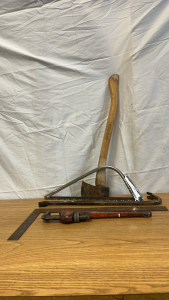 Axe, 20&rdquo; Hacksaw, And More