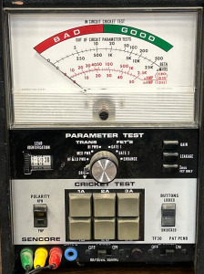 Sencore TF-30 Super Cricket Parameter Test Trans Fet&rsquo;s Transistor Tester w/ Reference Book