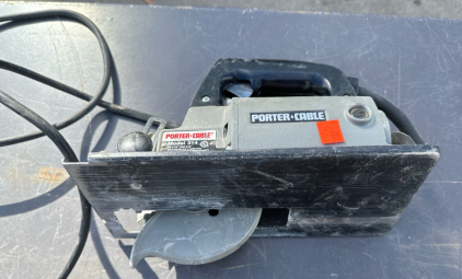 Porter Cable Model 314 HD 4 1/2&rdquo; Trim Saw w Blade