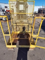 40"x40 Yellow Man Basket. Meets OSHA Regulations