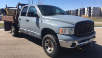 2005 DODGE RAM 2500 - 4X4 - DIESEL - FLAT BED & PLOW - LOCAL FLEET