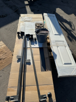 Door in Box, (2) Boxes of Nails, (2) Pantry Doors, Pack of Door Strips & More