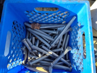 Crate of 7"Heavy Duty Pins