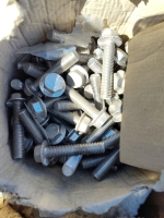 Crate of Bolts and Assorted Hardware - 2