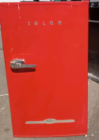 Igloo Mini Fridge/Freezer (Red) bottle opener on side 32"by 17"