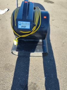 All Star Namco Centrifical Air Mover Model WT3SPD-W. Powers on