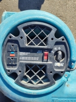 Drieaz Sahara Centrifugal Air Mover powers on - 2